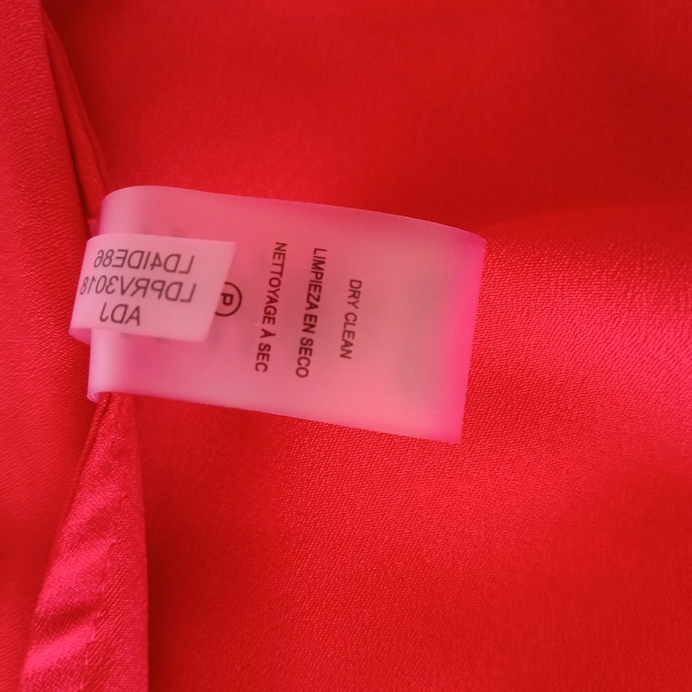 Karl Lagerfeld Red Evening Dress Maxi Jeweled Formal Size 2 Christmas Dance - Picture 11 of 11